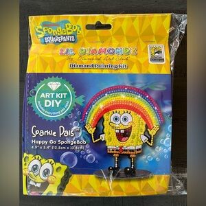 SDCC exclusive DIAMOND DOTZ Spongebob Rainbow Diamond Painting Kit